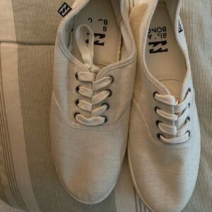 White Canvas Sneakers
